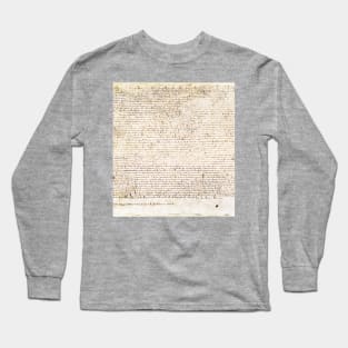 The Magna carta - digitally remastered high resolution version Long Sleeve T-Shirt